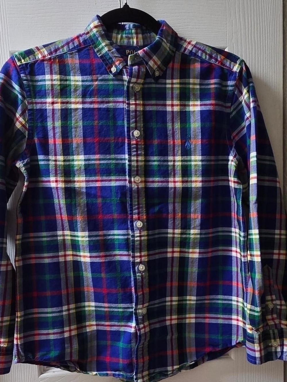 Polo by Ralph Lauren Blue Plaid Button-Down Shirt